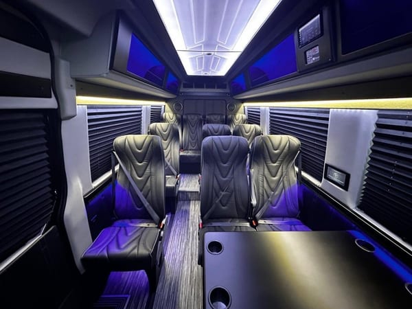 Interior of Executive Sprinter Limo