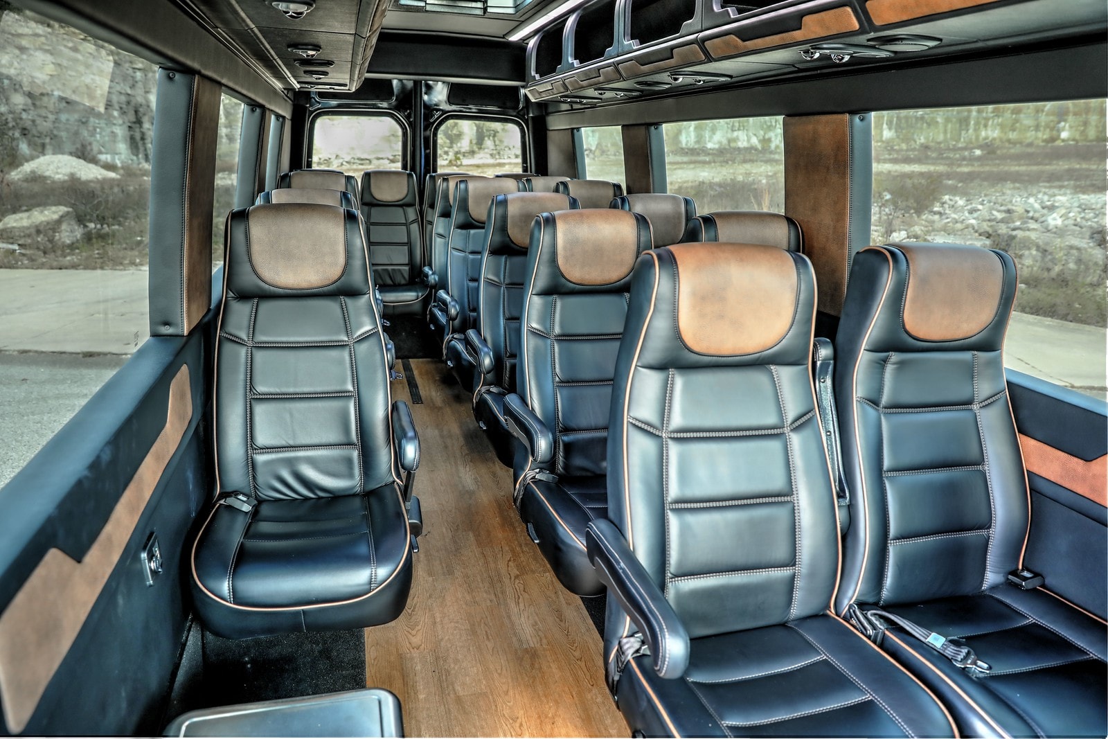 18-Passenger Sprinter Interior