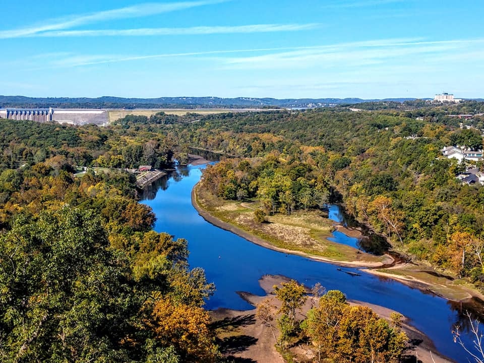 Scenic Ozark River Overlook